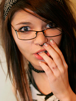 Gorgeous 18yo EMO teen posing and teasing